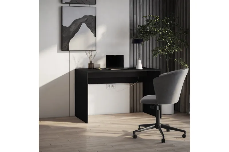 Nevy Skrivbord 140x60 cm - Svart - Möbler - Hemmakontor - Skrivbord