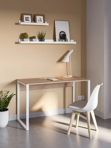 Renora Skrivbord 100 cm - Sapphire Oak - Möbler - Hemmakontor - Skrivbord