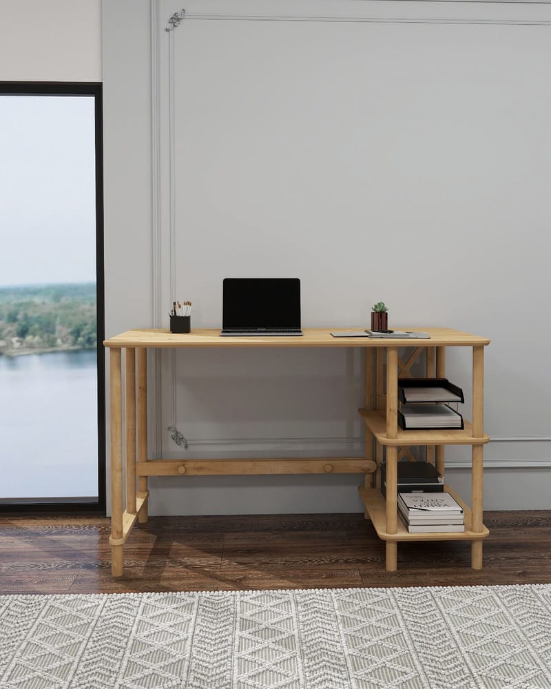 Rorina Skrivbord 125 cm - Ek - Möbler - Hemmakontor - Skrivbord