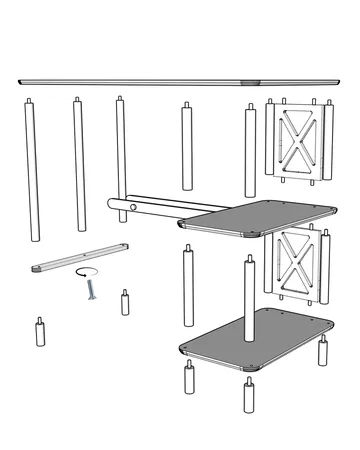 Rorina Skrivbord 125 cm - Ek - Möbler - Hemmakontor - Skrivbord
