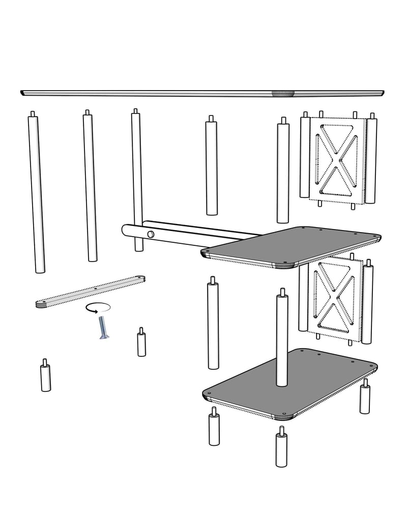 Rorina Skrivbord 125 cm - Ek - Möbler - Hemmakontor - Skrivbord