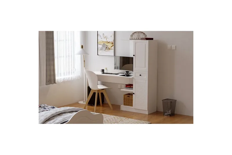 Salor Skrivbord 40x120 cm - Vit - Möbler - Hemmakontor - Skrivbord