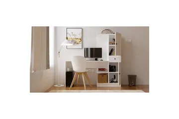 Salor Skrivbord 40x120 cm - Vit - Möbler - Hemmakontor - Skrivbord