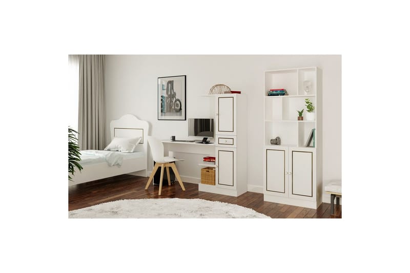 Salor Skrivbord 40x120 cm - Vit - Möbler - Hemmakontor - Skrivbord