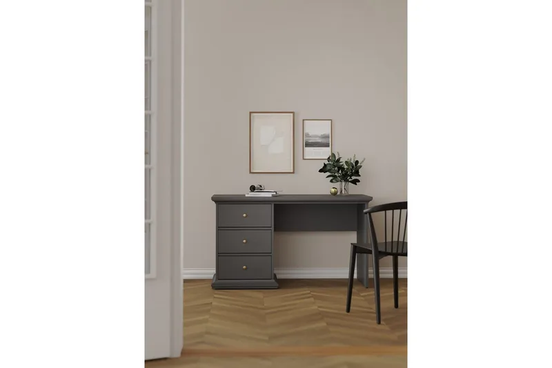 Shoiba Skrivbord 62x130 cm - Grå - Möbler - Hemmakontor - Skrivbord