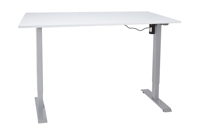 ACUMEN 1 Skrivbord 140 cm Höj-och Sänkbar Elektrisk Gråvit - Skrivbord - Bord