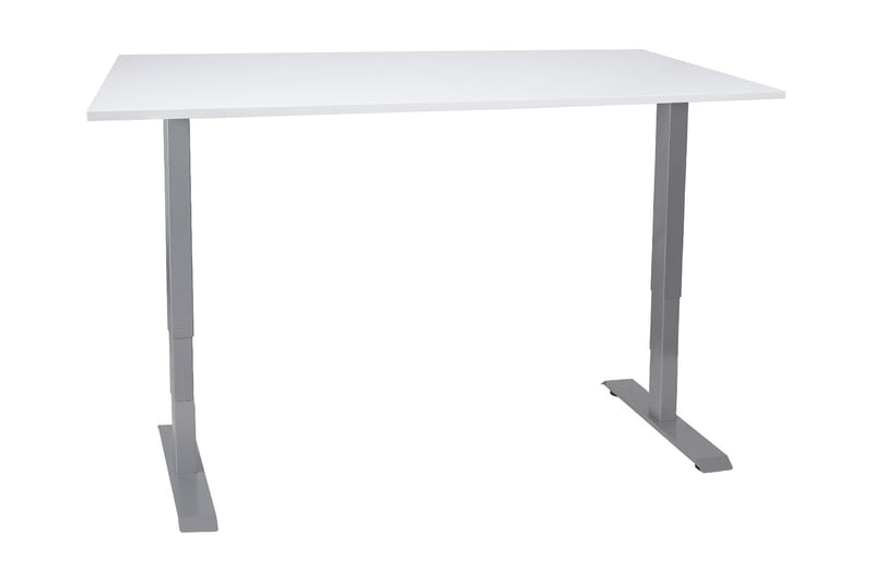 ACUMEN 2 Skrivbord 140 cm Höj-och Sänkbar Gråvit - Skrivbord - Bord