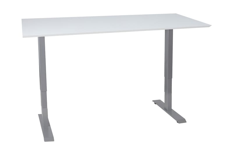 ACUMEN 2 Skrivbord 160 cm Höj-och Sänkbar Vit/Grå - Skrivbord - Bord