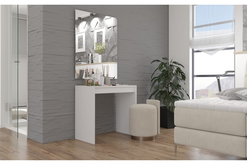 AMBERAI 1 Skrivbord 80 cm Vit - Bord - Skrivbord