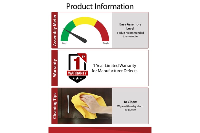Ashlar Skrivbord 137 cm med Förvaring 4 Hyllor Brun/Svart - Dorel Home - Möbler - Hemmakontor - Skrivbord