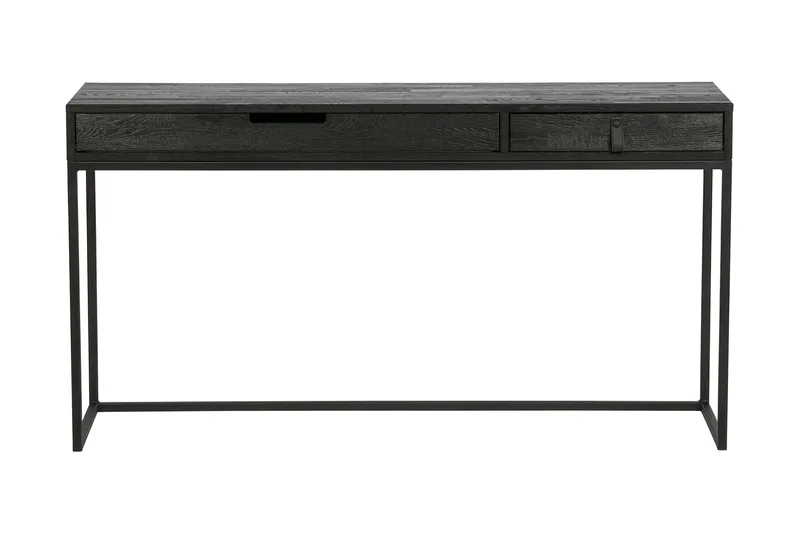 Atila Skrivbord 140 cm med Förvaring Lådor - Ek/Svart - Möbler - Hemmakontor - Skrivbord