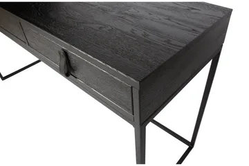 Atila Skrivbord 140 cm med Förvaring Lådor - Ek/Svart - Möbler - Hemmakontor - Skrivbord