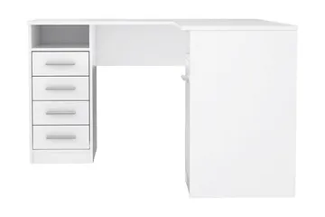 Baacwood Skrivbord 125 cm - Vit - Möbler - Hemmakontor - Skrivbord