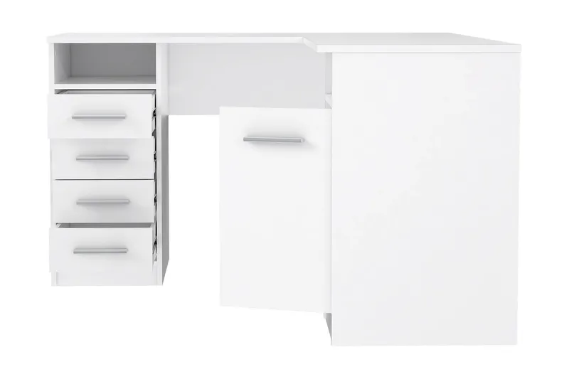 Baacwood Skrivbord 125 cm - Vit - Möbler - Hemmakontor - Skrivbord
