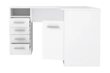 Baacwood Skrivbord 125 cm - Vit - Möbler - Hemmakontor - Skrivbord