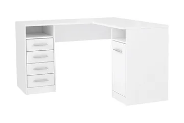 Baacwood Skrivbord 125 cm - Vit - Möbler - Hemmakontor - Skrivbord