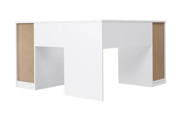 Baacwood Skrivbord 125 cm - Vit - Möbler - Hemmakontor - Skrivbord