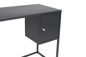 Bakal Skrivbord 95 cm med Förvaring Skåp - Svart - Möbler - Hemmakontor - Skrivbord
