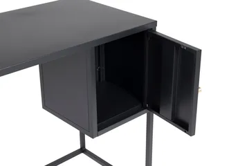 Bakal Skrivbord 95 cm med Förvaring Skåp - Svart - Möbler - Hemmakontor - Skrivbord