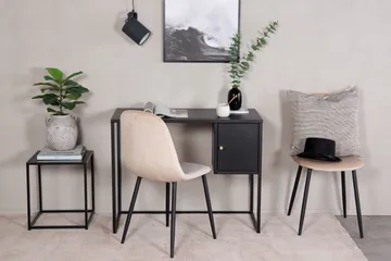 Bakal Skrivbord 95 cm med Förvaring Skåp - Svart - Möbler - Hemmakontor - Skrivbord