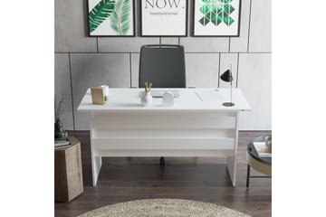 Barrock Skrivbord 140 cm - Vit - Möbler - Hemmakontor - Skrivbord