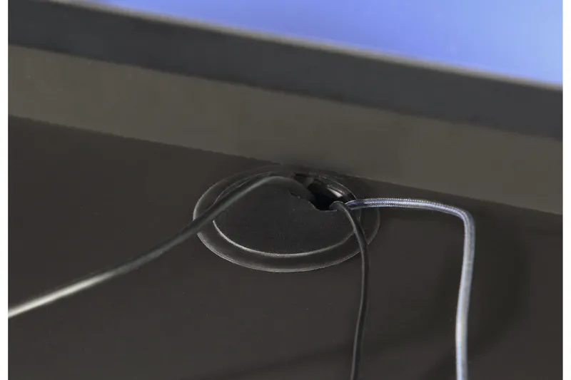 Bays Gaming Skrivbord 160 cm med Förvaring 2 Hyllor - Svart - Möbler - Hemmakontor - Skrivbord