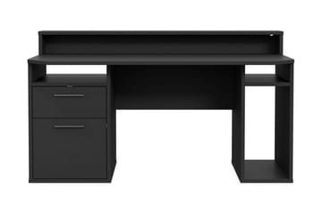Bays Gaming Skrivbord 160 cm - Svart - Möbler - Hemmakontor - Skrivbord