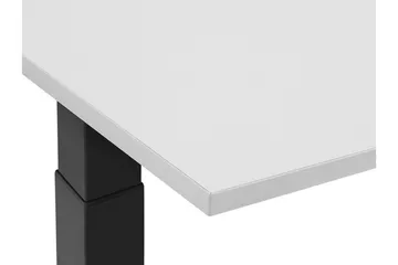 Belluton Skrivbord 130 cm Elektriskt Justerbart - Grå/Svart - Möbler - Hemmakontor - Skrivbord