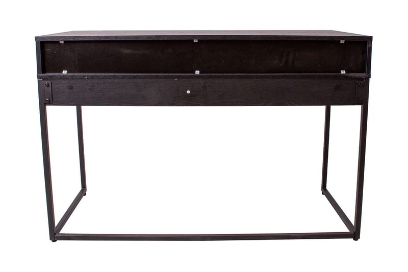 BOEKEL Skrivbord 120 cm med Förvaring 2 Lådor Ekfärg/Svart - Möbler - Hemmakontor - Skrivbord