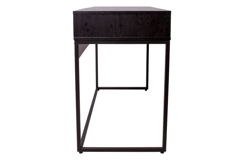 BOEKEL Skrivbord 120 cm med Förvaring 2 Lådor Ekfärg/Svart - Möbler - Hemmakontor - Skrivbord