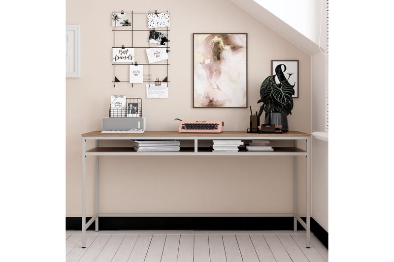 Bradford  Skrivbord 153 cm Beige - Möbler - Hemmakontor - Skrivbord