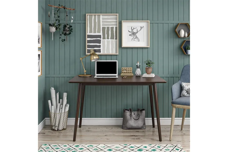 Brittany Skrivbord 121 cm Natur - Novogratz - Möbler - Hemmakontor - Skrivbord