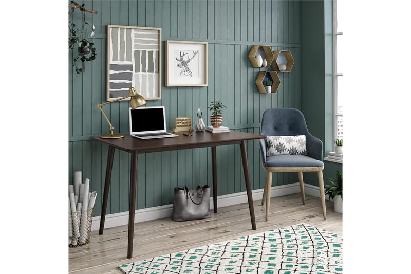 Brittany Skrivbord 121 cm Natur - Novogratz - Möbler - Hemmakontor - Skrivbord