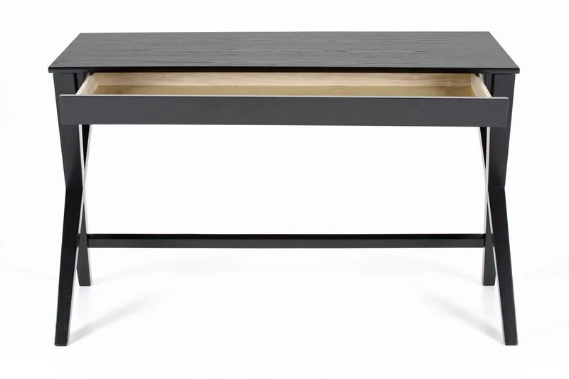 Brixer Skrivbord 120 cm med Förvaring Låda - Natur/Svart - Möbler - Hemmakontor - Skrivbord