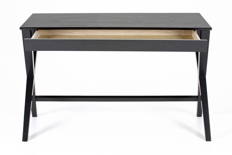 Brixer Skrivbord 120 cm med Förvaring Låda - Natur/Svart - Möbler - Hemmakontor - Skrivbord