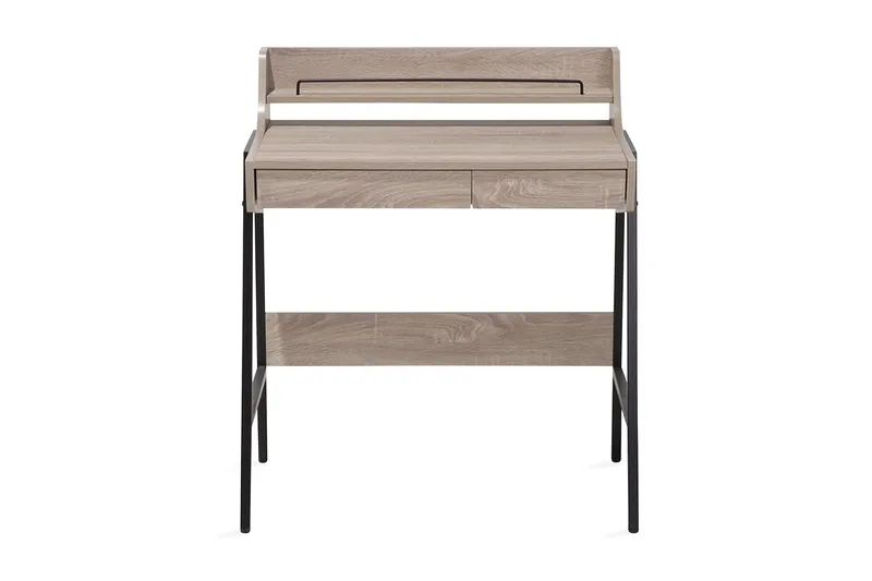 Broxtona Skrivbord 77 cm med Förvaring, Trä/Natur