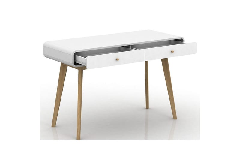 Skrivbord Cassie Vit/Vit - Vit/Vit - Möbler - Hemmakontor - Skrivbord
