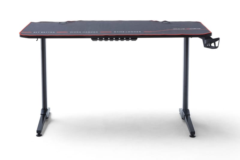 CATTESHALL 2 Gaming Skrivbord 140 cm Svart - Bord - Skrivbord