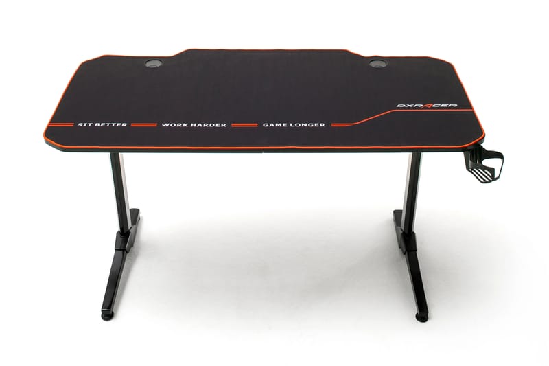 CATTESHALL 2 Gaming Skrivbord 140 cm Svart - Skrivbord - Bord