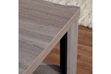 Chezum Skrivbord 126 cm med Förvaring Skåp - Tryffel/Grå - Möbler - Hemmakontor - Skrivbord