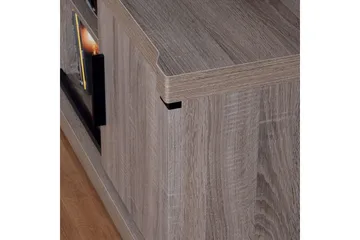 Chezum Skrivbord 126 cm med Förvaring Skåp - Tryffel/Grå - Möbler - Hemmakontor - Skrivbord