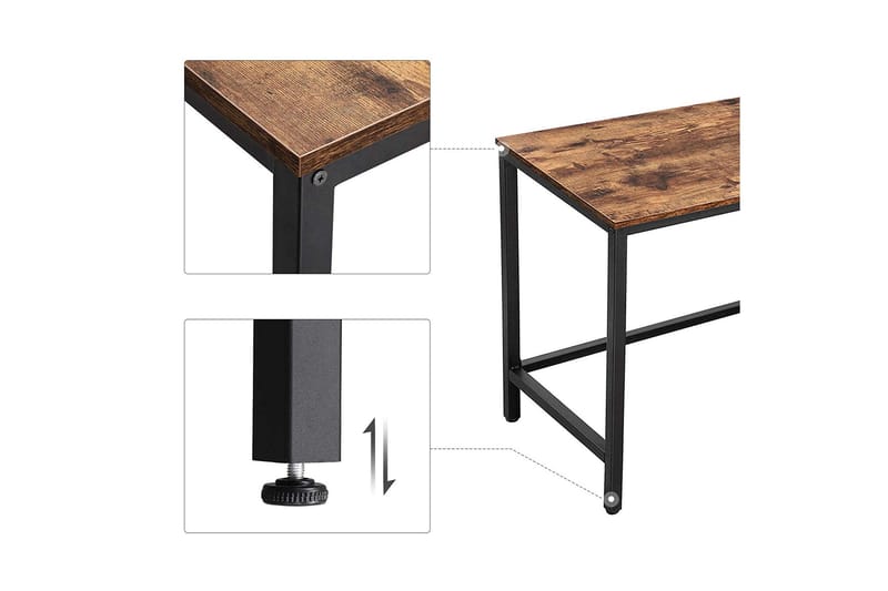 DATORBORD Brun - Brun - Bord - Skrivbord