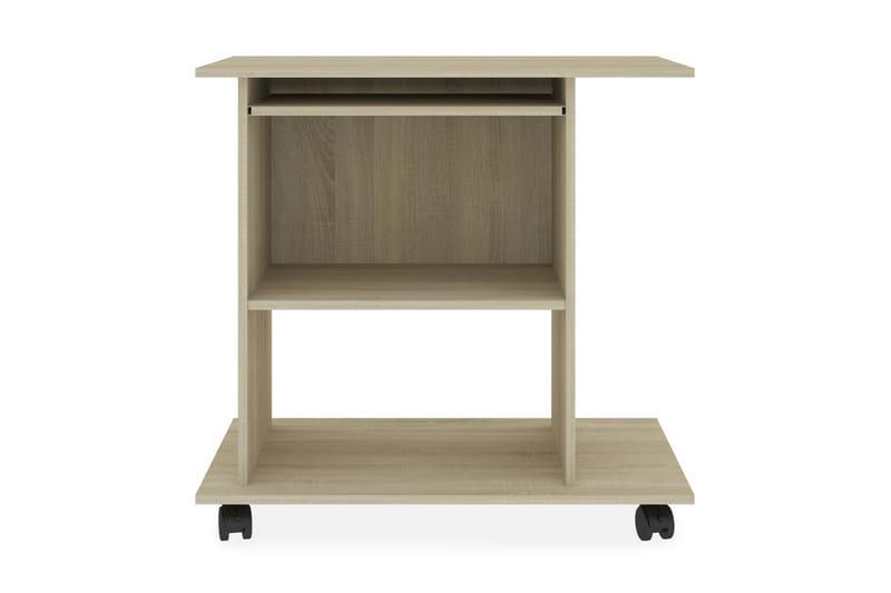 Datorbord sonoma-ek 80x50x75 cm spånskiva - Brun - Möbler - Hemmakontor - Skrivbord