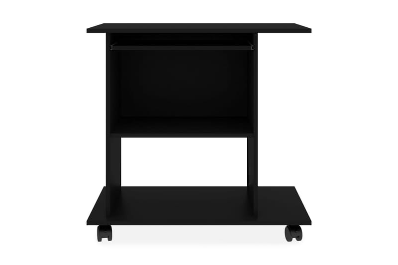 Datorbord svart 80x50x75 cm spånskiva - Svart - Möbler - Hemmakontor - Skrivbord