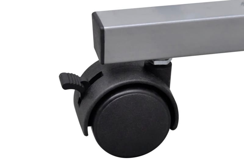 Datorskrivbord med utdragbar hylla för tangentbordet svart - Svart - Möbler - Hemmakontor - Skrivbord