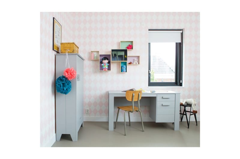 Skrivbord Dennis - Betonggrå - Möbler - Hemmakontor - Skrivbord