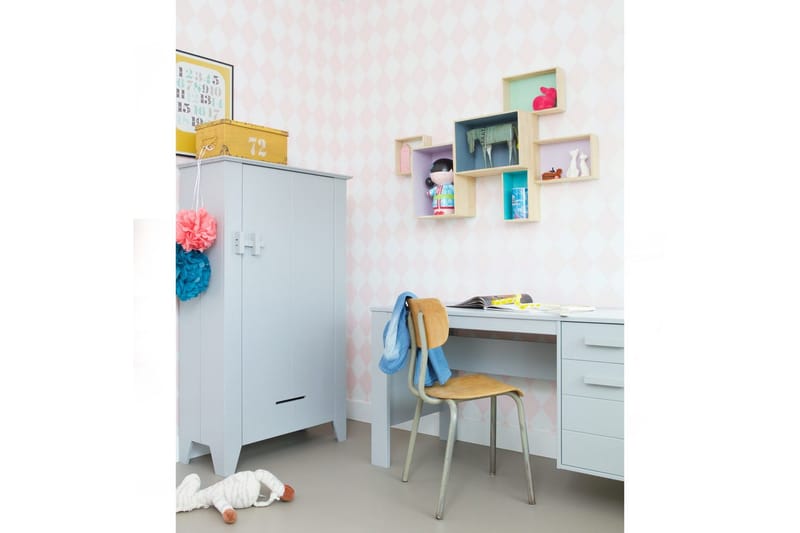 Skrivbord Dennis - Betonggrå - Möbler - Hemmakontor - Skrivbord