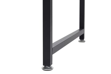 Dese Skrivbord 120 cm med Förvaring - Mörkt Trä/Vit - Möbler - Hemmakontor - Skrivbord