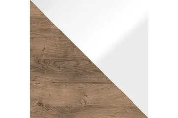 Domardon Skrivbord 130 cm med Förvaring 2 Skåp - Trä/Vit - Möbler - Hemmakontor - Skrivbord