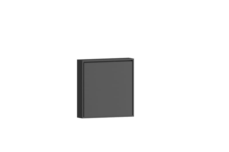 DUMELE Väggskrivbord 59 cm med Förvaring Hylla Antracit - Möbler - Hemmakontor - Skrivbord